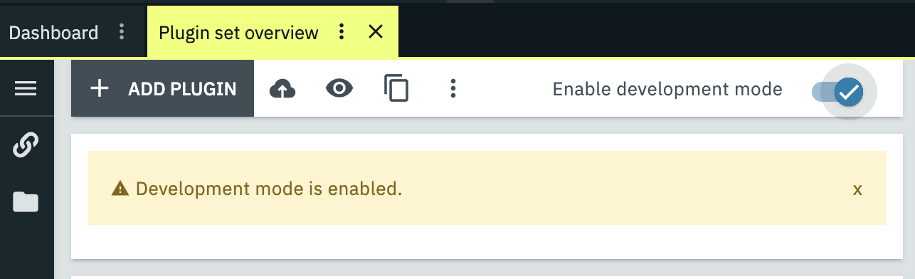 enable development